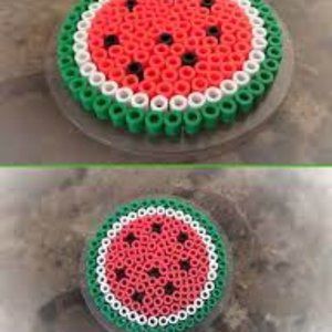 fuse bead watermelon